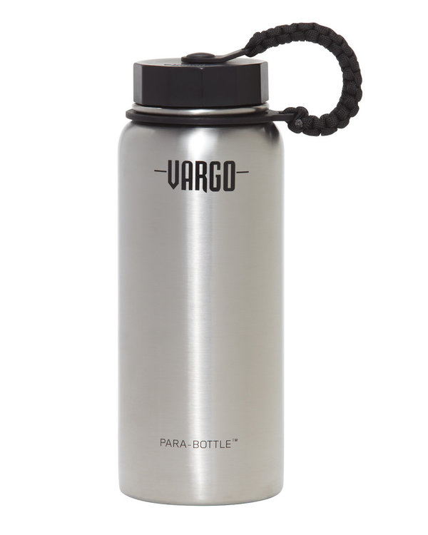 Vargo Wasserflasche 'Para' Edelstahl - 1 L natur