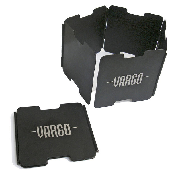 Vargo Aluminium Windschutz - schwarz