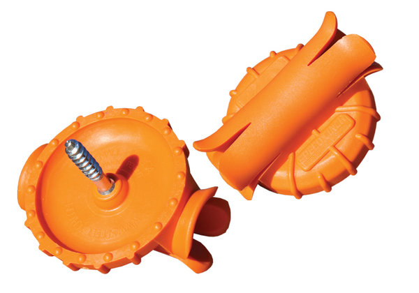 Speed Cinch Leinenhalter 'Spinner' - orange 2 Stück
