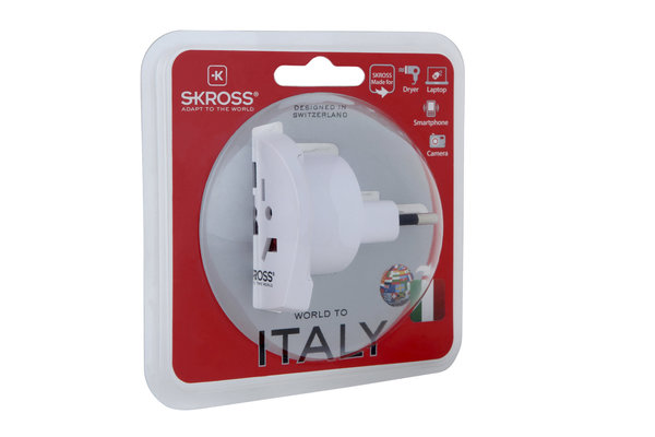 Skross Country Steckeradapter - World to Italy