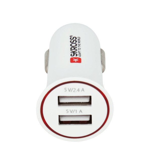 Skross Ladegerät '12V - USB' - 2 USB Ausgänge