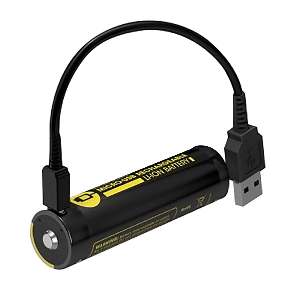 NiteCore 18650 USB Li-Ion Akku - 3500 mAh NL1835R