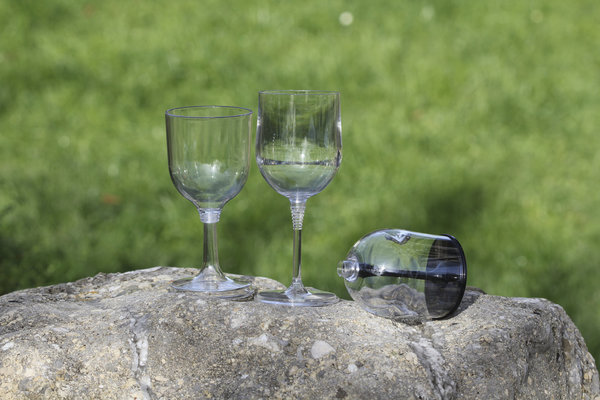 BasicNature Outdoor 'Weinglas' - transparent 340 ml